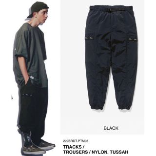 W)taps - BLACK L 22AW WTAPS TRACKS / TROUSERS /の通販 by og's shop