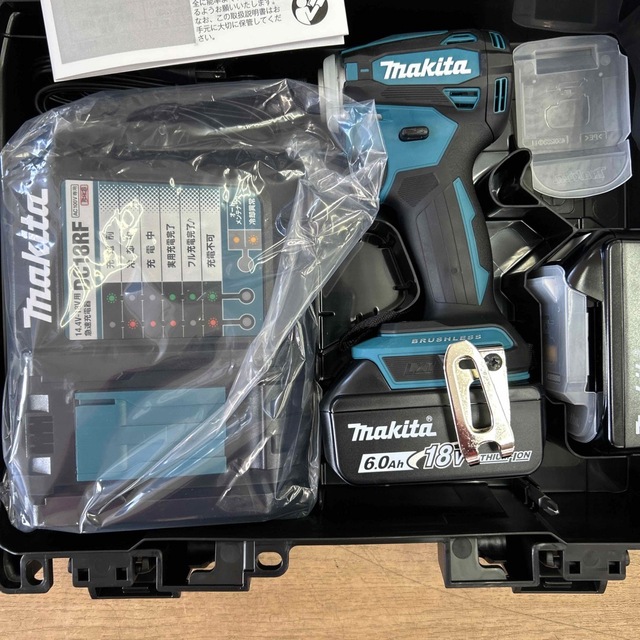 Makita(マキタ)の5個セット　マキタTD172DRGX ブルー 6.0Ah 18V 純正バッテリー スポーツ/アウトドアの自転車(工具/メンテナンス)の商品写真