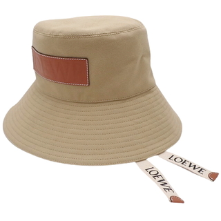 ロエベ(LOEWE)のロエベ帽子 フィッシャーマン ハット コットン カーフ ベージュ 40802037852(ハット)
