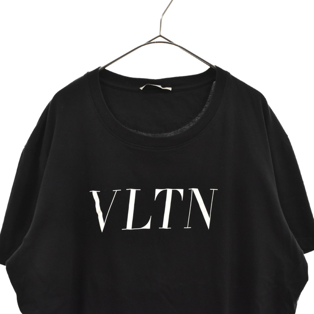 VALENTINO(ヴァレンティノ)のVALENTINO ヴァレンチノ 20SS VLTN LOTO TEE S/S PV0MG10V3LE 胡乱とロゴプリント半袖Tシャツ カットソー ブラック メンズのトップス(Tシャツ/カットソー(半袖/袖なし))の商品写真