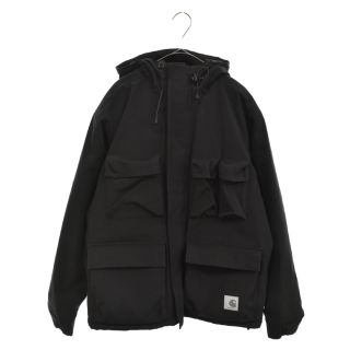 カーハート(carhartt)のCARHARTT カーハート KILDA JACKET I030585.89.XX.03 キルダジャケット 中綿入り裏地カモフリースナイロンジップアップパーカー ブルゾン ブラック/ブラウンカモ(ダウンジャケット)