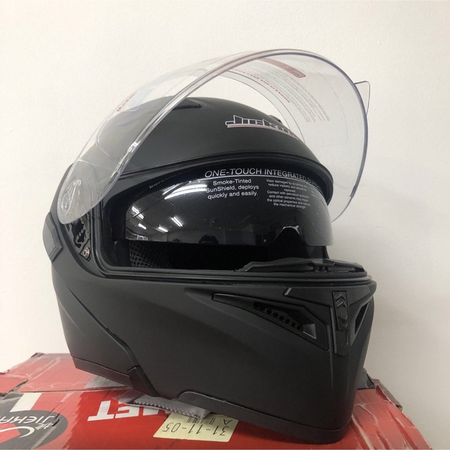 新品未使用　バイクヘルメット システムヘルメット ダブルシールドヘルメット/シールド