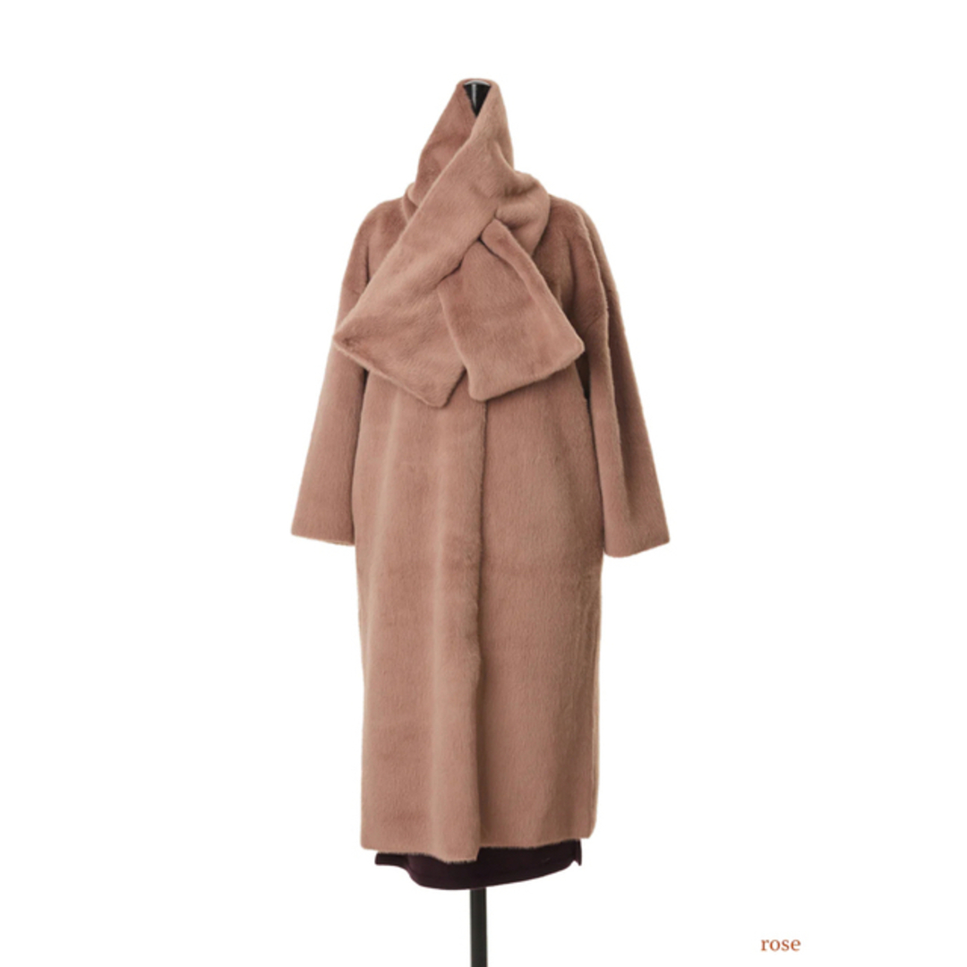 Her lip to - お値下☆完売【新色】Faux Fur Reversible Coat:S Her lip to - お値下☆完売【新色】Faux Fur Reversible Coat:S