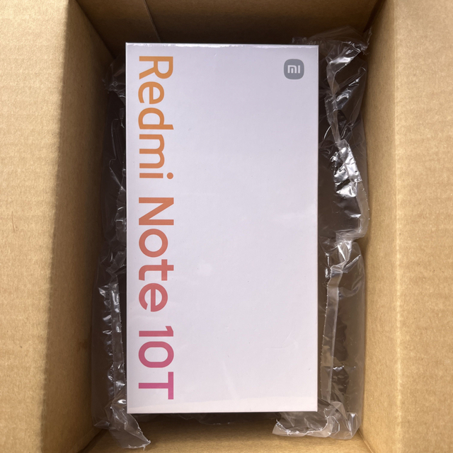 【新品未開封】Redmi Note 10T ブラック　シュリンク付きのサムネイル