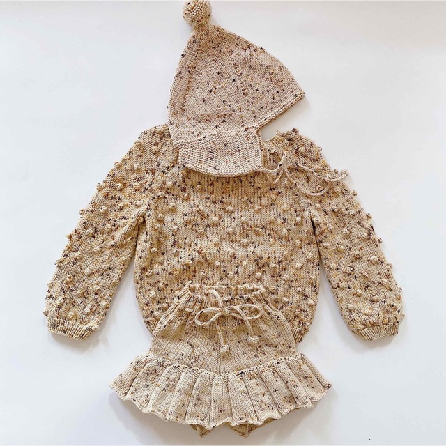 Misha & Puff(ミーシャアンドパフ)のMisha and Puff｜Popcorn Sweater 2-3y  キッズ/ベビー/マタニティのキッズ服女の子用(90cm~)(ニット)の商品写真