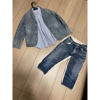 デニムダンガリー(DENIM DUNGAREE)のデニムアンドダンガリー  130 まとめて　ジャケット　パンツ　シャツ　ベスト(その他)