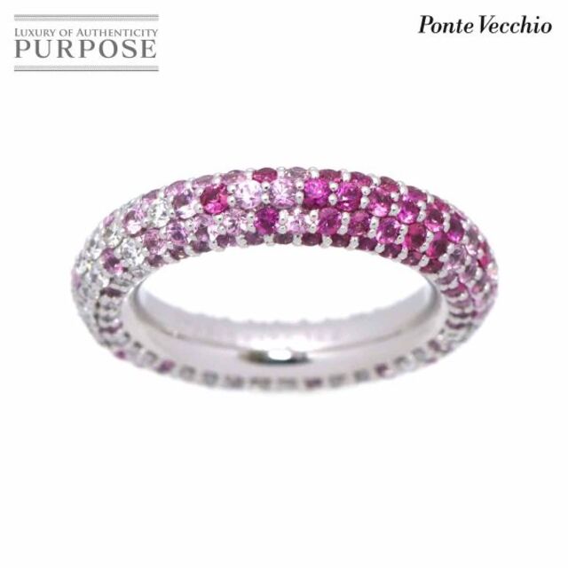定番 PonteVecchio - 90156391 VLP 指輪 フルパヴェ WG K18 1.42ct