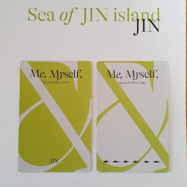 防弾少年団(BTS) - BTS ジン 公式写真集 Me,Myself トレカ2枚の 防弾少年団(BTS) - BTS ジン 公式写真集 Me,Myself トレカ2枚の