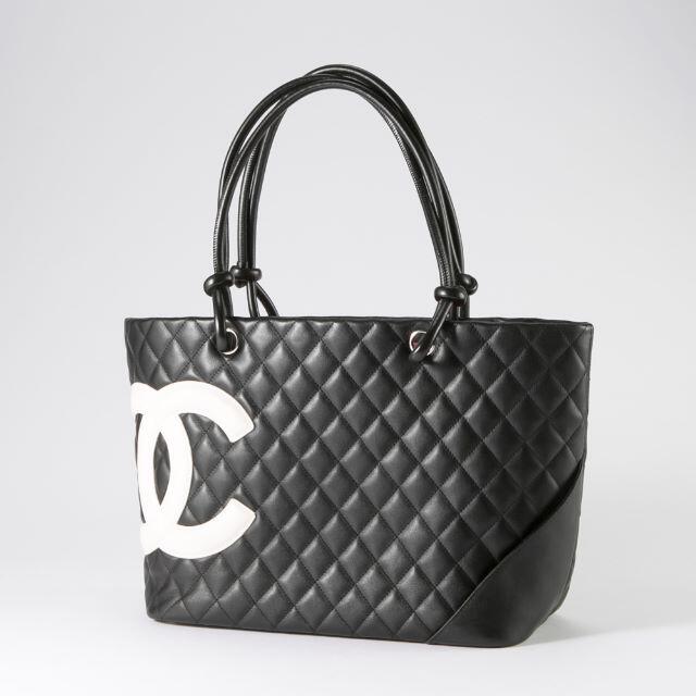 シャネル CHANEL カンボンラージトートバッグ A251692ヶ所ペンホルダー