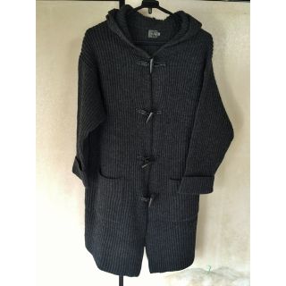 カルバンクライン(Calvin Klein)の196）【Calvin Klein】ニットダッフルコートMダークグレー（中古）(ダッフルコート)