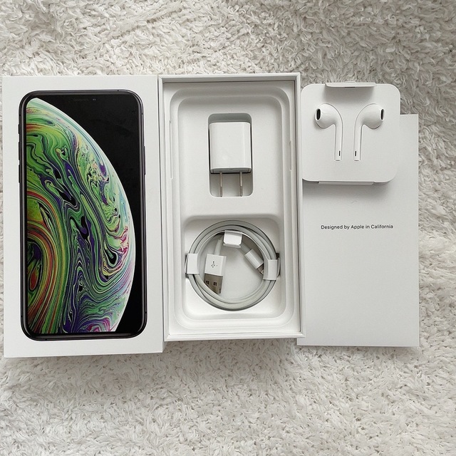 iPhone - 【美品】iPhone Xs 256GB スペースグレイSIMフリー 初期化済