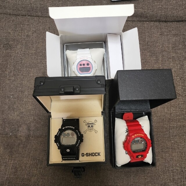 G-SHOCK ワンピース　限定　ルフィ　シャンクス　レッド