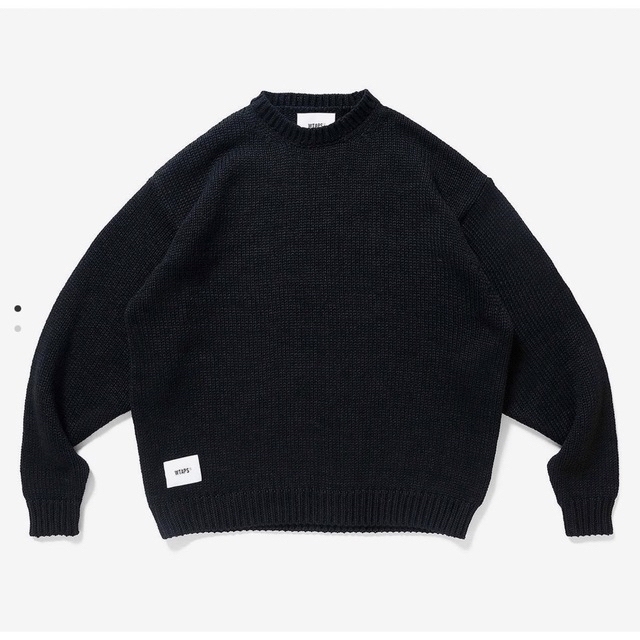 W)taps(ダブルタップス)のWTAPS 2022FW ARMT SWEATER BLACK Mサイズ メンズのトップス(ニット/セーター)の商品写真