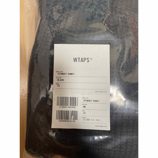 W)taps(ダブルタップス)のWTAPS 2022FW ARMT SWEATER BLACK Mサイズ メンズのトップス(ニット/セーター)の商品写真