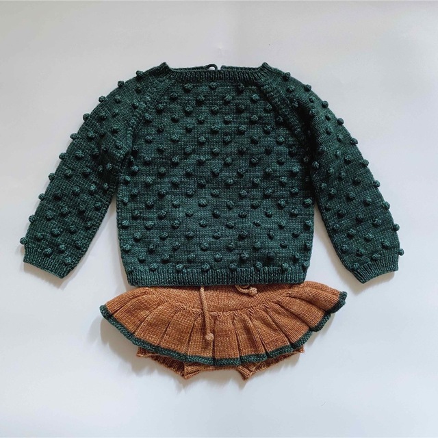 Laurensizemisha and puff popcorn sweater 3-4y