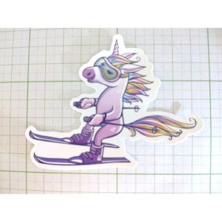 【1049】ユニコーン UNICORN SKI 防水ステッカー(その他)