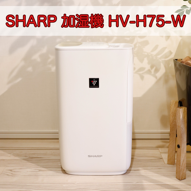 未使用】 SHARP ハイブリッド加湿器 HV-H75-W