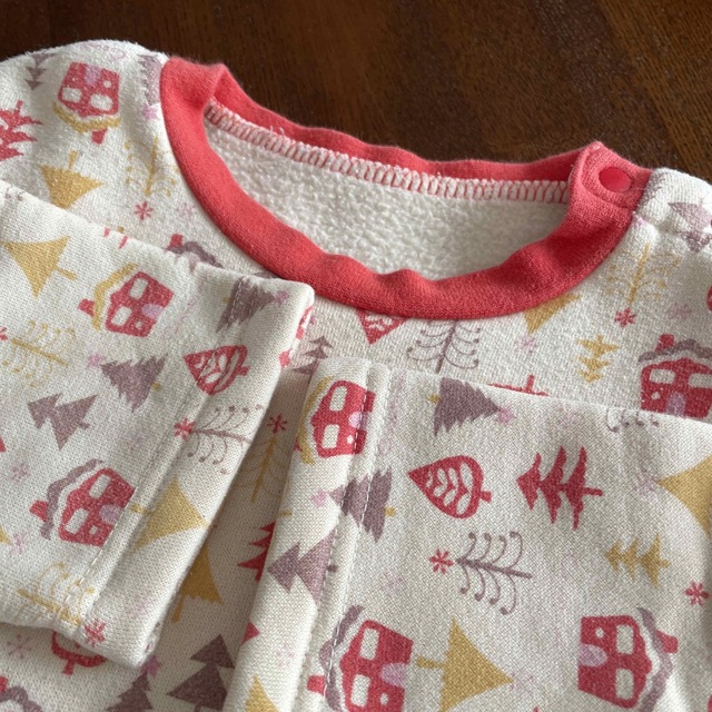 Combi mini(コンビミニ)の冬用パジャマ　100cm  110cm キッズ/ベビー/マタニティのキッズ服女の子用(90cm~)(パジャマ)の商品写真