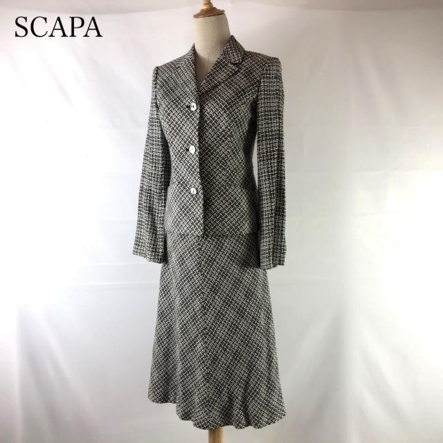 ♪美品♪ SCAPA ツイード セットアップ スーツ - www.orionuae.com