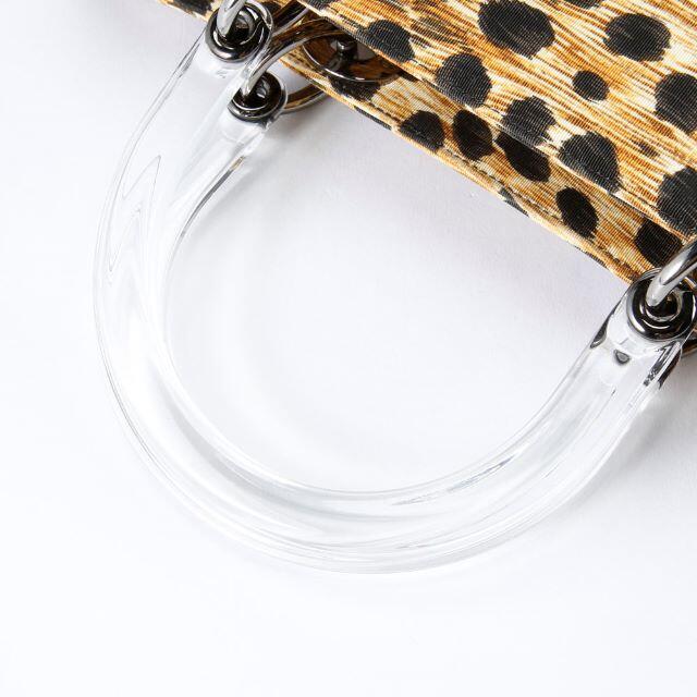 Dior(ディオール)のディオール  ハンド・トートバッグ LADY DIOR MD レオパード柄 レディースのバッグ(トートバッグ)の商品写真