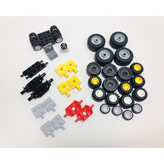レゴ(Lego)の【新品未使用】レゴ　LEGO  車　タイヤ　ホイール　いろいろ(知育玩具)