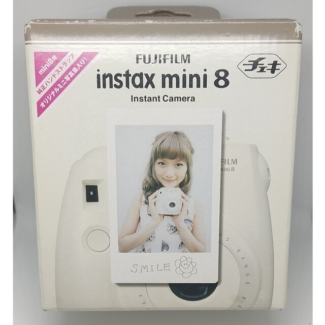 富士フイルム(フジフイルム)のチェキ　　instax mini8　富士フイルム　50枚付 スマホ/家電/カメラのカメラ(フィルムカメラ)の商品写真