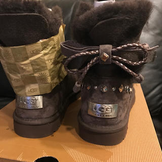 アグ(UGG)のUGG W MINI BAILEY BRAID アグ ミニベイリーブレイド(ブーツ)