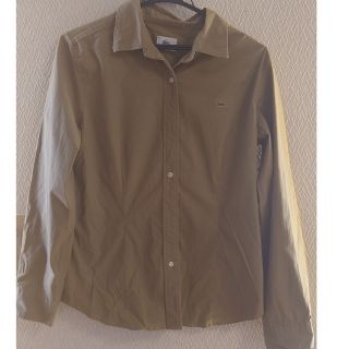 ラコステ(LACOSTE)のラコステ　長袖シャツ（カーキ）(シャツ/ブラウス(長袖/七分))