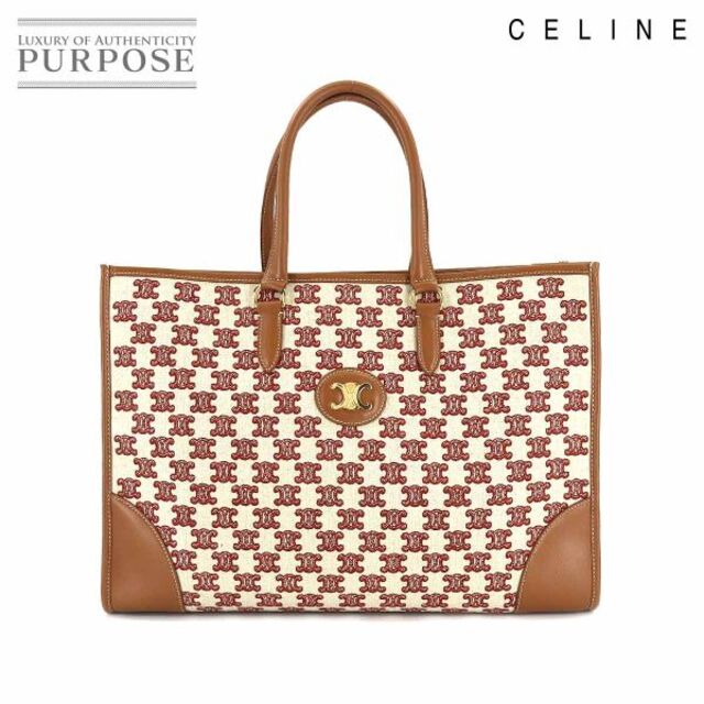 CELINE トートバッグ キャンバス レザー セリーヌ