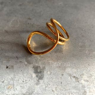 ●stainless Round＆Round ring●金属アレルギー対応(リング(指輪))