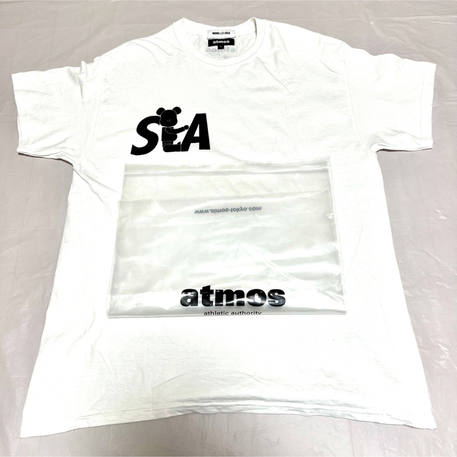 BE@RBRICK x atmos x WIND AND SEA TEE