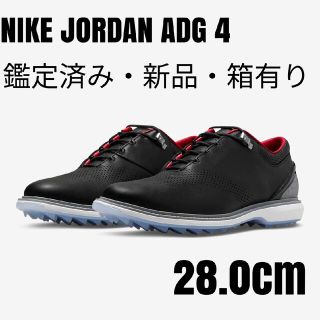 ナイキ(NIKE)の【海外限定・新品箱有】ナイキNIKEエアジョーダンADG4ブラック28.0cm(シューズ)