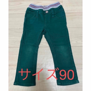 エドウィン(EDWIN)のキッズ　ズボン　パンツ　90サイズ　グリーン　EDWIN(パンツ/スパッツ)