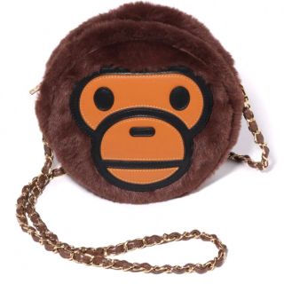 アベイシングエイプ(A BATHING APE)のBAPE APE BABY MILO FUR SHOULDER BAG(ショルダーバッグ)