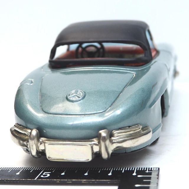 萬代屋【メルセデス ベンツ300SLソフトトップ水色】ブリキ 萬代屋【メルセデス ベンツ300SLソフトトップ水色】ブリキ