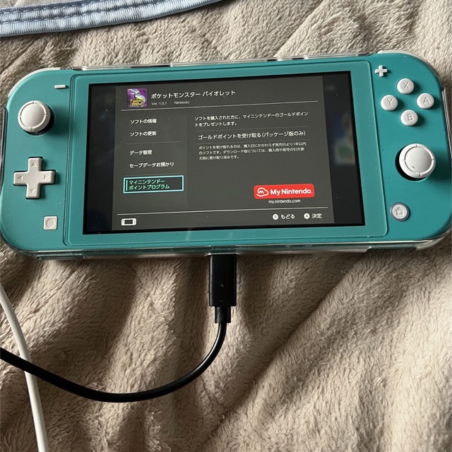 Nintendo Switch(ニンテンドースイッチ)のNintendo Switch lite ポケモンsv ver1.0.1 エンタメ/ホビーのゲームソフト/ゲーム機本体(家庭用ゲームソフト)の商品写真