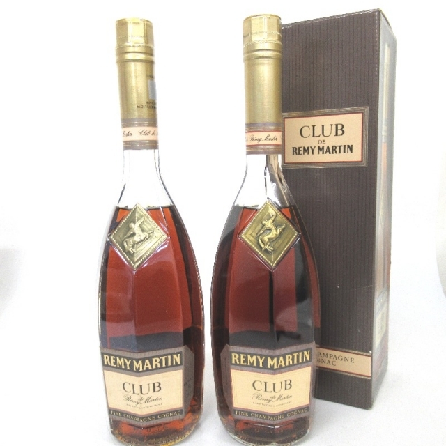 未開封★REMY MARTIN【レミーマルタン】 クラブ ド レミーマルタン クリア 2本セット 700ml 箱付