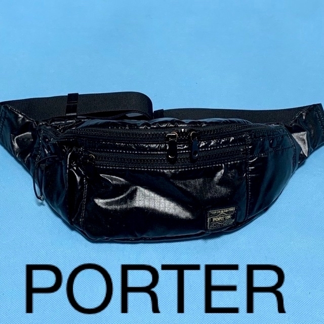 PORTER(ポーター)の【送料無料】 PORTER シーレウエストバッグ　ブラック メンズのバッグ(ウエストポーチ)の商品写真