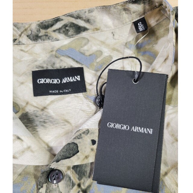 Giorgio Armani(ジョルジオアルマーニ)のXLジョルジオ アルマーニ 長袖ファッションシャツ GIORGIO ARMANI メンズのトップス(シャツ)の商品写真