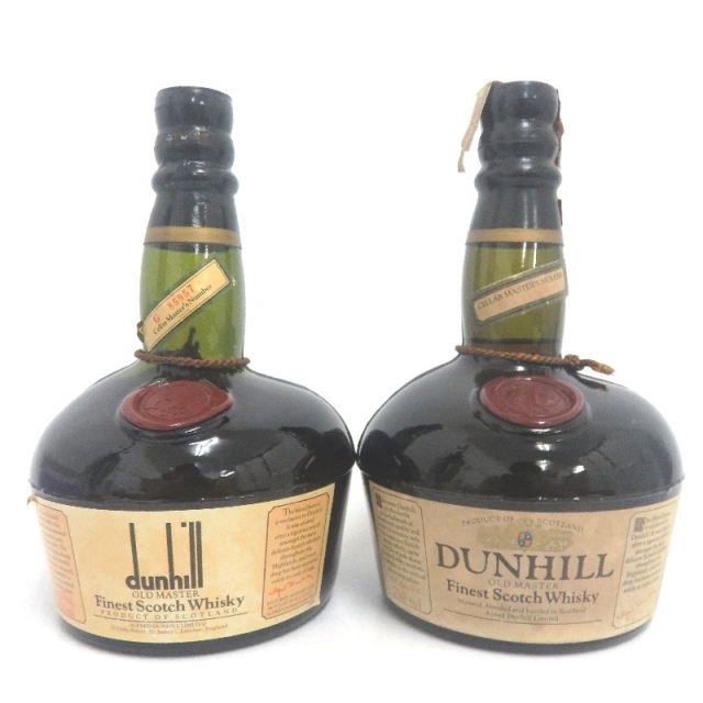 未開封★Dunhill【ダンヒル】 オールドマスター スコッチ 2本セット 750ml 冊子付 箱なし【中古】 | フリマアプリ ラクマ