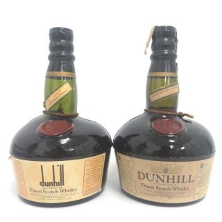 ダンヒル(Dunhill)の未開封★Dunhill【ダンヒル】 オールドマスター スコッチ 2本セット 750ml 冊子付 箱なし【中古】(ウイスキー)