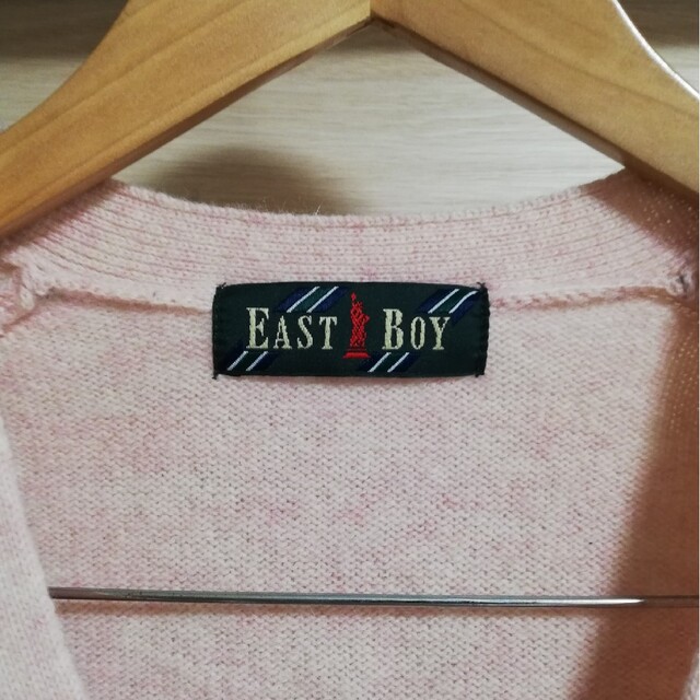 EASTBOY(イーストボーイ)のイーストボーイ　カーディガン　ピンク レディースのトップス(カーディガン)の商品写真