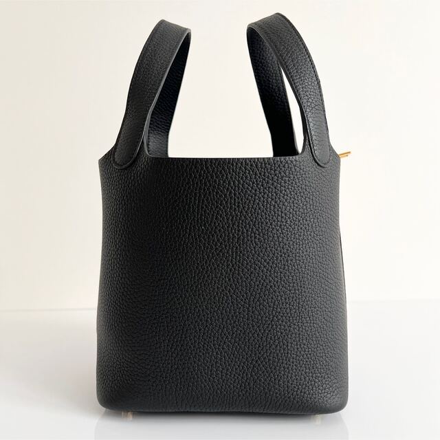 HERMES - 美品 エルメス ピコタン ロック PM 黒 ゴールド金具 Y HERMES - 美品 エルメス ピコタン ロック PM 黒 ゴールド金具 Y