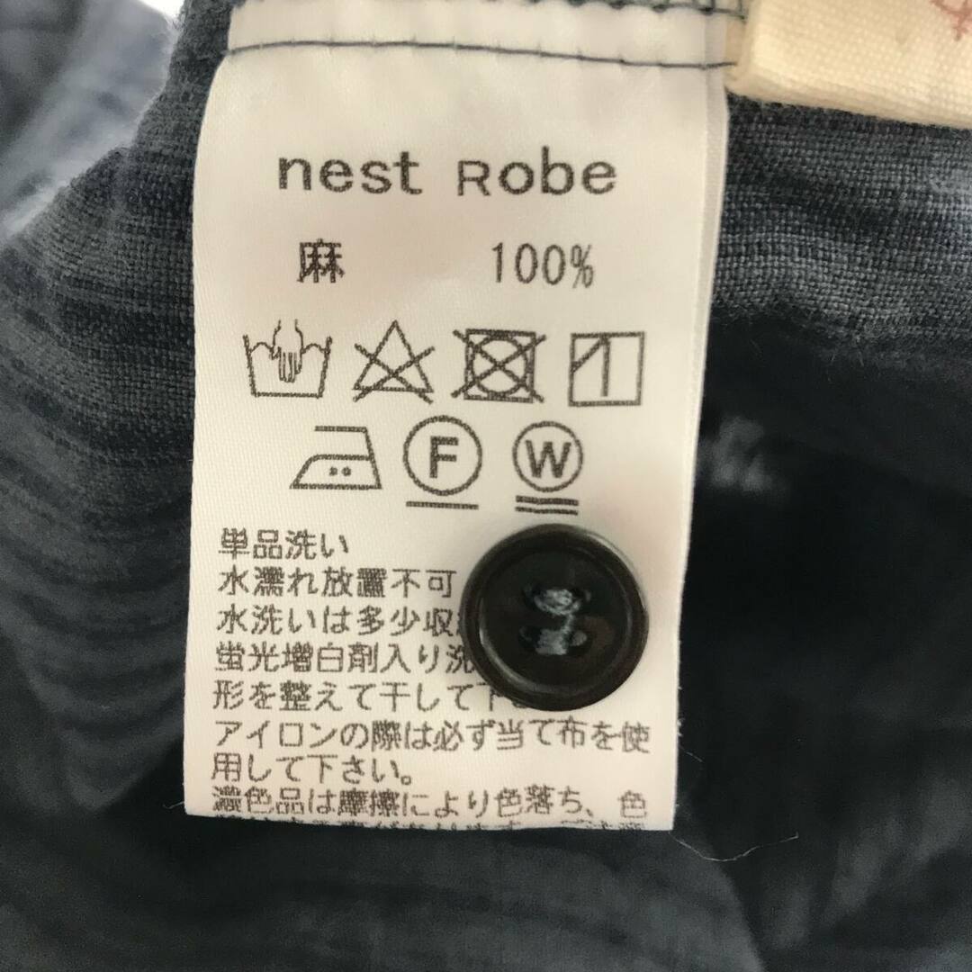 nest Robe(ネストローブ)のnest Robe シャツ ワンピース L.GREY レディースのワンピース(ひざ丈ワンピース)の商品写真