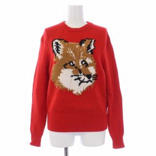 メゾンキツネ ニット/セーター(レディース)(レッド/赤色系)の通販 14