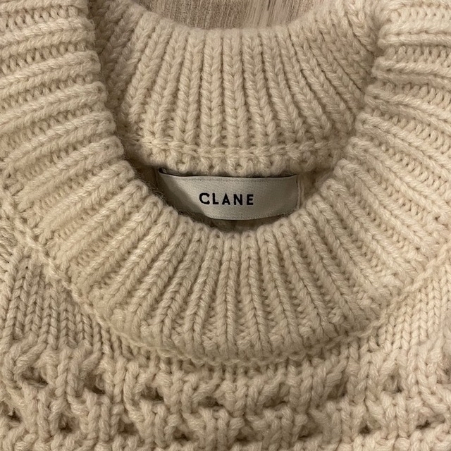 CLANE - 新品未使用 CLANE HAND CABLE ARCH KNIT ニットの通販 by t's 