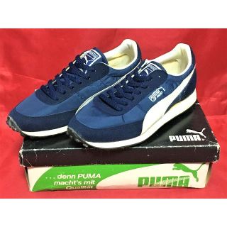 プーマ(PUMA)の★90s!希少レア!プーマ トップライダー 紺/白 デッド ビンテージ ❺★(スニーカー)