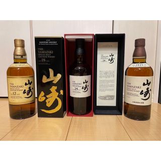 サントリー(サントリー)の山崎25年　山崎18年　山崎12年　山崎NV  セット(ウイスキー)