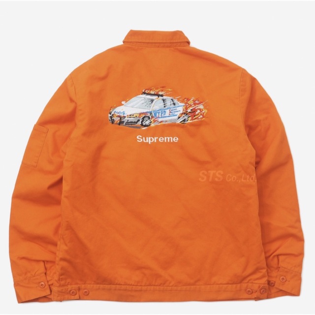 Supreme Cop Car Embroidered Work Jacket