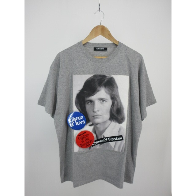 ラフシモンズ プリント Tシャツ グレー Size M | cprc.org.au